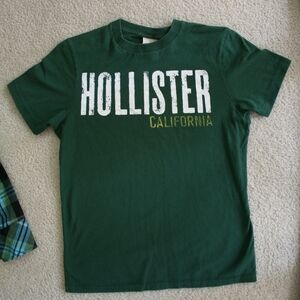 Vintage Hollister Forest Green Graphic Tee